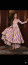 Lawn 2PC Umbrella Style Frock with Trouser