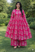 Lawn 2PC Frock with Trouser