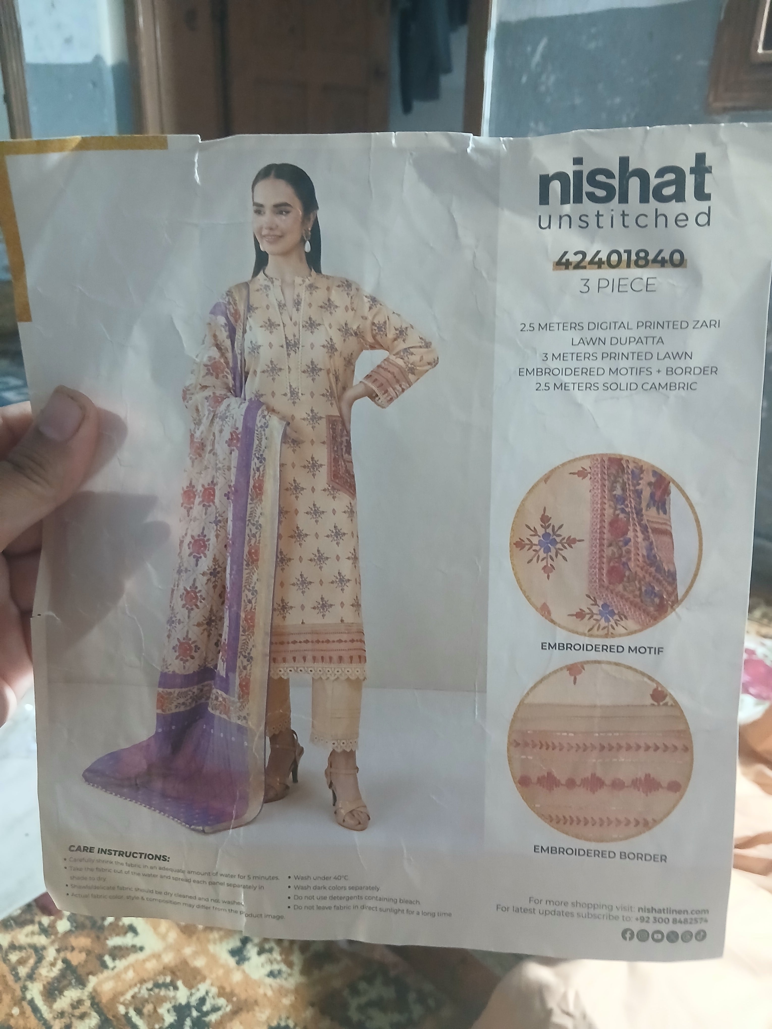 Luxury lawn 3pc suit