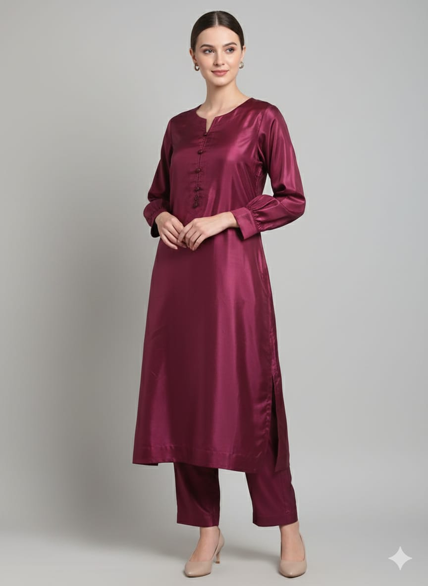 Silk 2pc suit